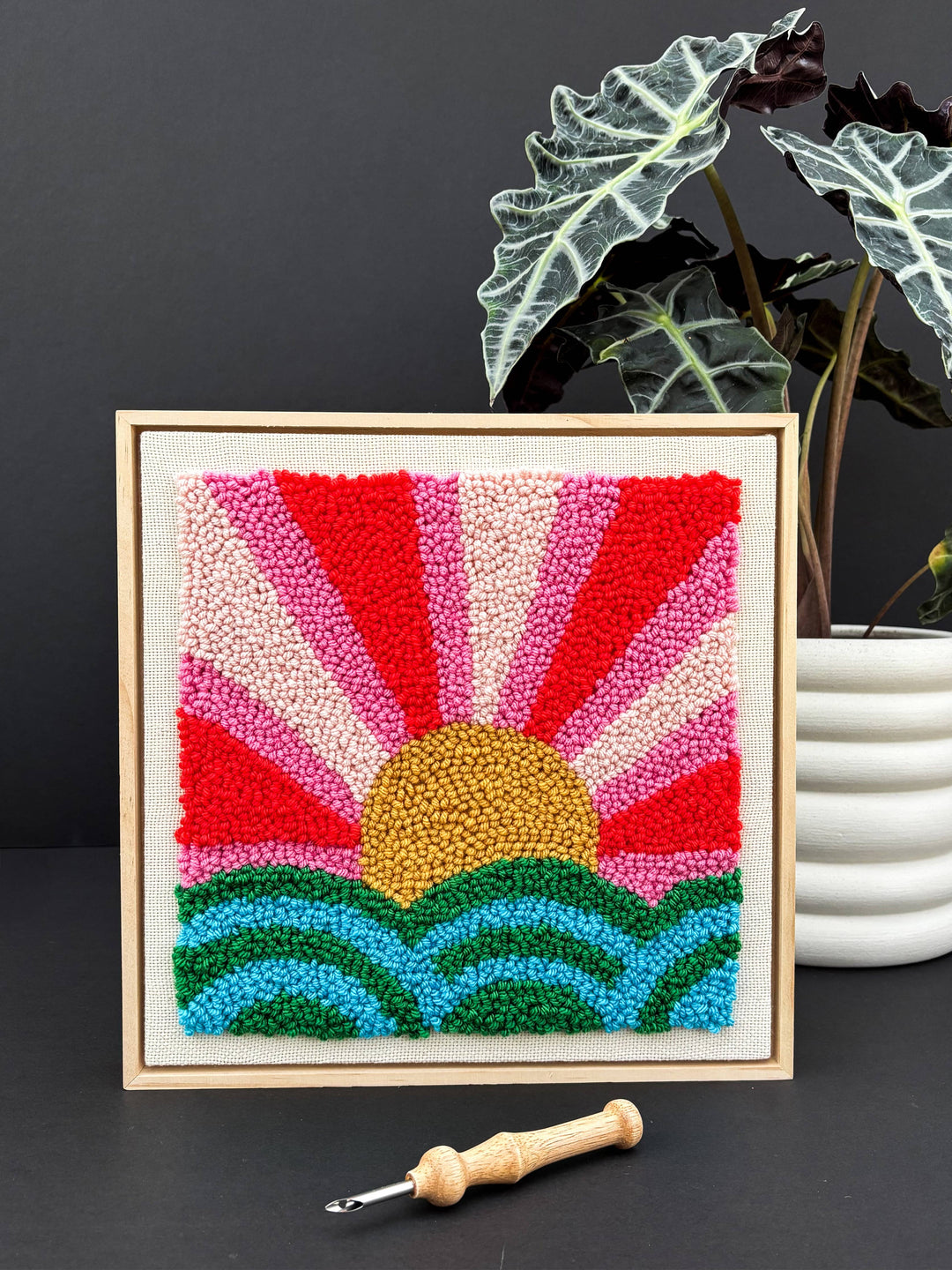 Rise &amp; Shine by Melody Miller - Punch Needle Frame Kit