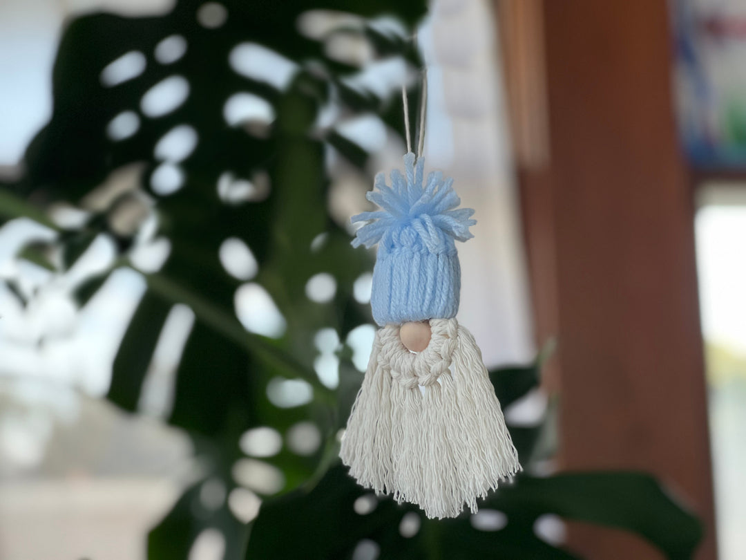 Macrame Gnome Ornament Class