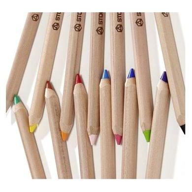 02 Vermilion - Stockmar Triangular Colored Pencil-Colored Pencils-Stockmar-Acorns & Twigs