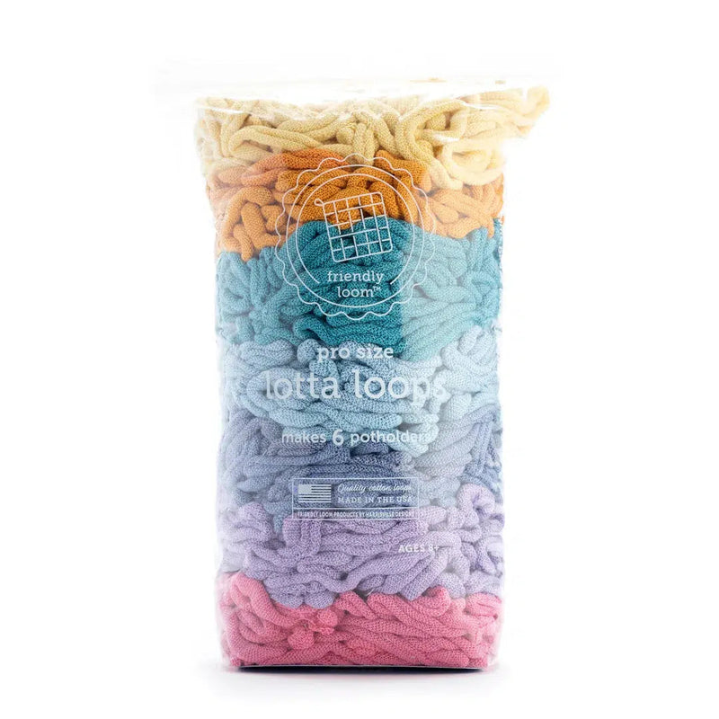 10" Botanicals (PRO Size) - Lotta Loops by Friendly Loom™ - Makes 6 Potholders-Weaving-Friendly Loom-Acorns & Twigs