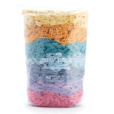 10" Botanicals (PRO Size) - Party Pack Loops by Friendly Loom™ - Makes 18 Potholders-Weaving-Friendly Loom-Acorns & Twigs