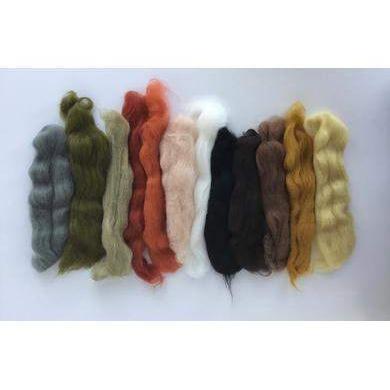 12 Nature Tones Large Set - Wool Top-Pre-Packaged Wool Sets-Acorns &amp; Twigs-Acorns &amp; Twigs