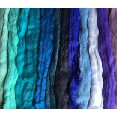 12 oz Blue Tones Merino Top-Pre-Packaged Wool Sets-Acorns &amp; Twigs-Acorns &amp; Twigs