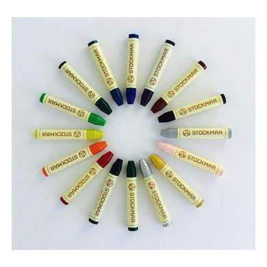 16 White - Stockmar Wax Crayon Sticks-Coloring Sticks-Stockmar-Acorns &amp; Twigs