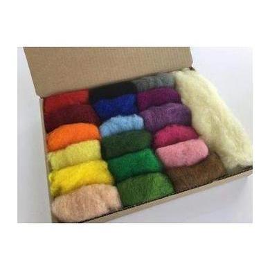 18 Color Wool Batt Complete Set-Pre-Packaged Wool Sets-Acorns &amp; Twigs-Acorns &amp; Twigs