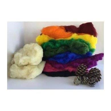9 Color Wool Batt Large Intense Color Set-Pre-Packaged Wool Sets-Acorns &amp; Twigs-Acorns &amp; Twigs