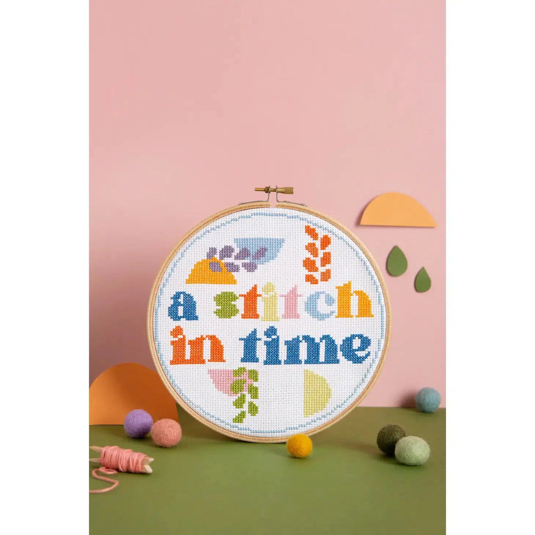 A Stitch in Time Cross Stitch Kit-Cross Stitch-Hawthorn Handmade-Acorns &amp; Twigs