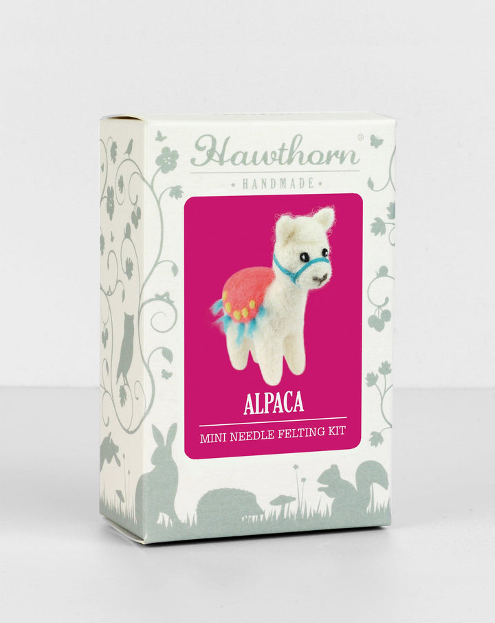 Alpaca Mini Needle Felting Kit-Needle Felting-Hawthorn Handmade-Acorns &amp; Twigs