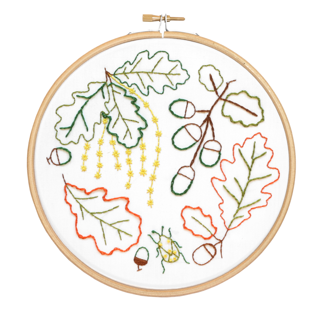Ancient Oak Embroidery Kit-Embroidery-Hawthorn Handmade-Acorns &amp; Twigs