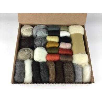 Animal Felting Kit-Pre-Packaged Wool Sets-Acorns &amp; Twigs-Acorns &amp; Twigs