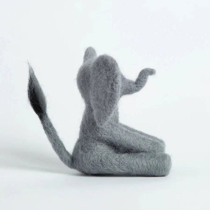 Baby Elephant Mini Needle Felting Kit-Needle Felting-Hawthorn Handmade-Acorns &amp; Twigs