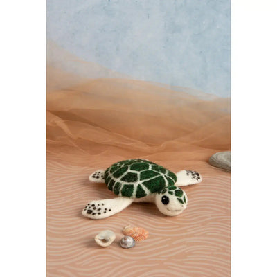 Baby Sea Turtle Mini Needle Felting Kit-Needle Felting-Hawthorn Handmade-Acorns & Twigs