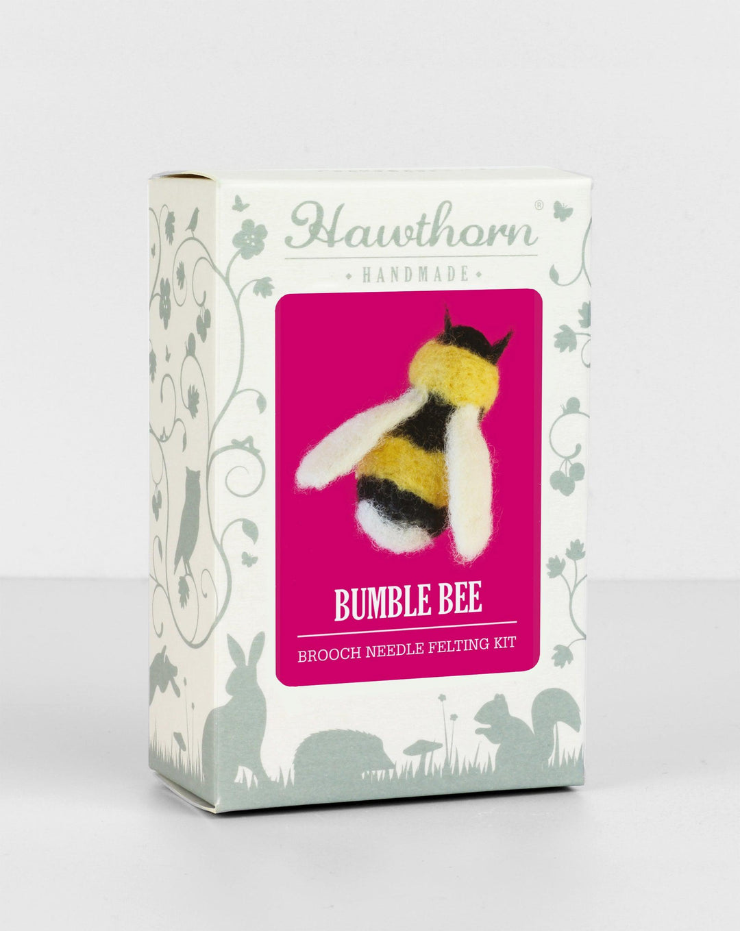 Bee Brooch Needle Felting Kit-Needle Felting-Hawthorn Handmade-Acorns &amp; Twigs