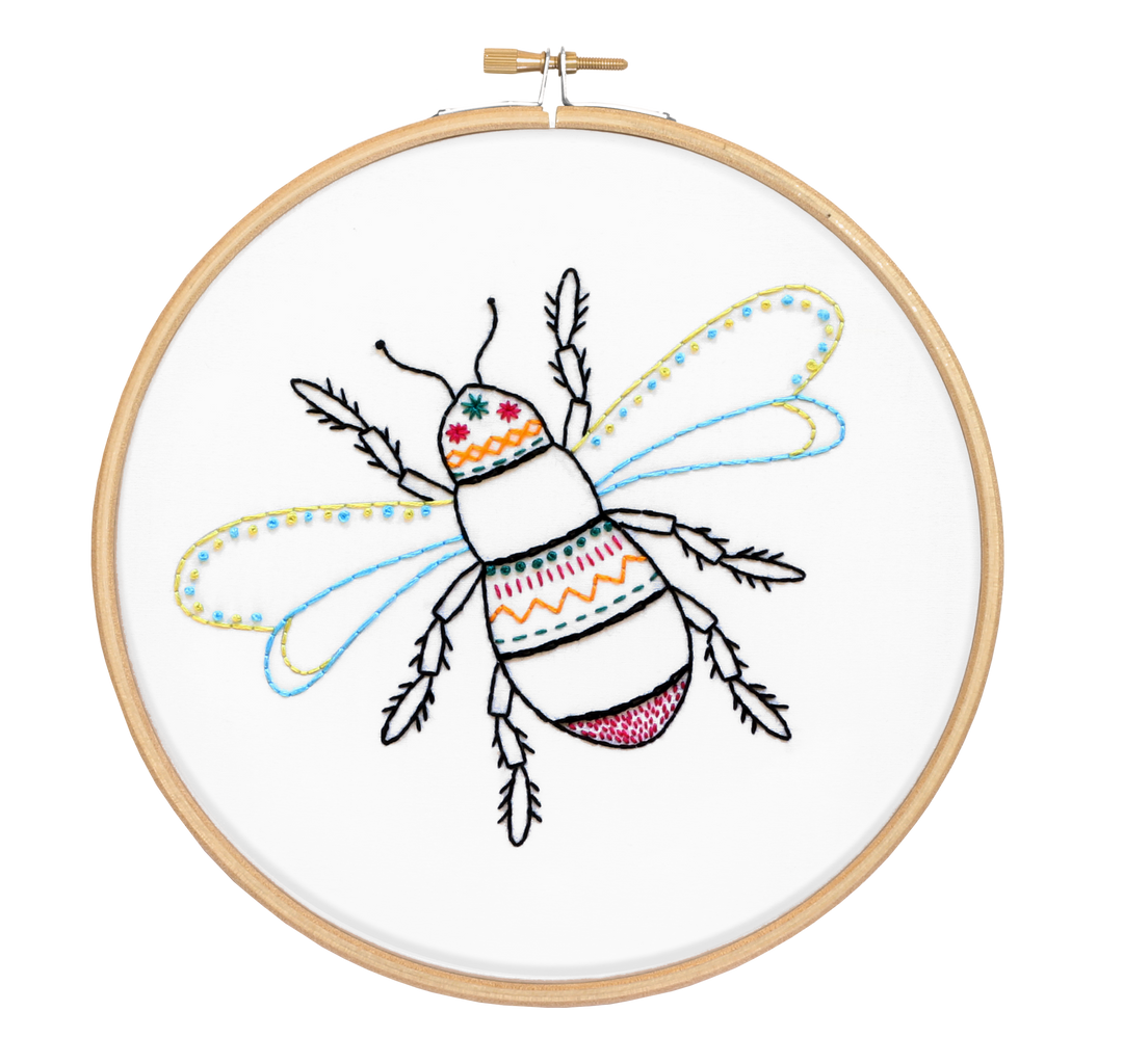 Bee Embroidery Kit-Embroidery-Hawthorn Handmade-Acorns &amp; Twigs