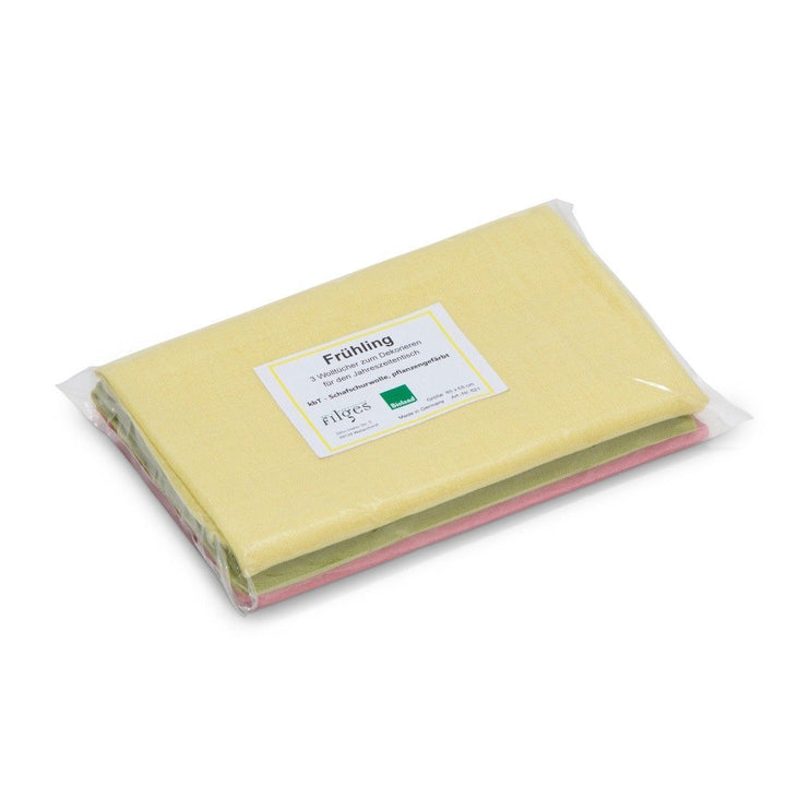 Bioland Seasonal Cloth of Wool - Spring-Wool Cloth-Filges-Acorns &amp; Twigs