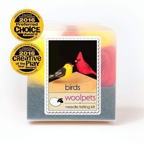 Birds Needle Felting Kit - Starter Kit-Needle Felting-WoolPets-Acorns &amp; Twigs