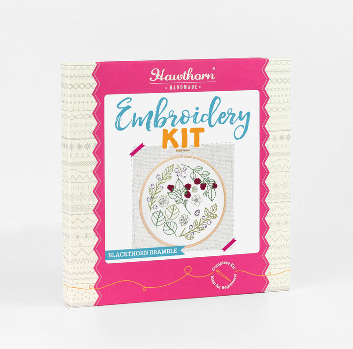 Blackthorn Bramble Embroidery Kit-Embroidery-Hawthorn Handmade-Acorns &amp; Twigs