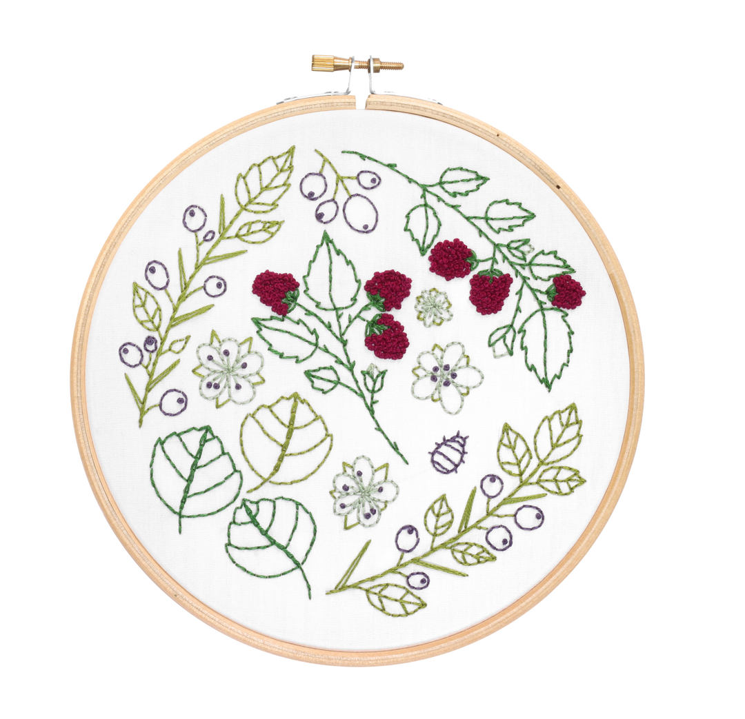 Blackthorn Bramble Embroidery Kit-Embroidery-Hawthorn Handmade-Acorns &amp; Twigs
