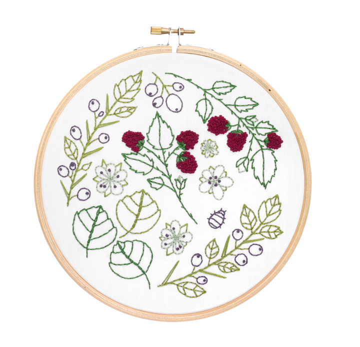 Blackthorn Bramble Embroidery Kit-Embroidery-Hawthorn Handmade-Acorns &amp; Twigs