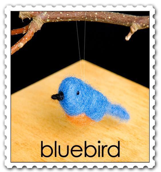 Bluebird Needle Felting Kit - Starter Kit-Needle Felting-WoolPets-Acorns &amp; Twigs