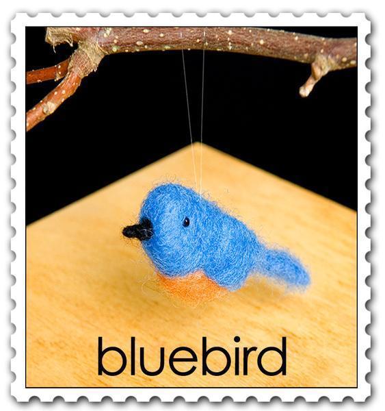 Bluebird Needle Felting Kit - Starter Kit-Needle Felting-WoolPets-Acorns & Twigs