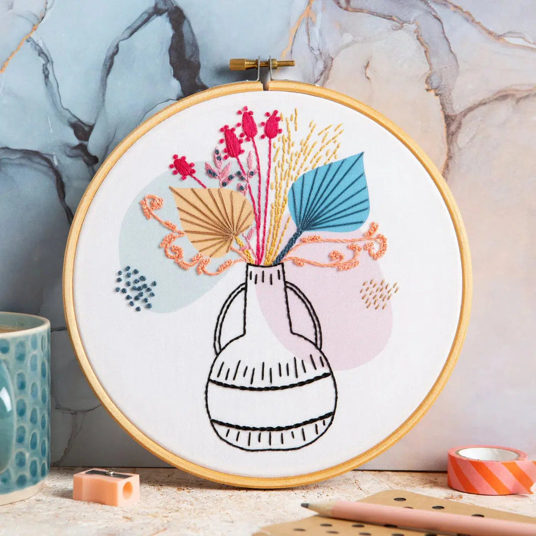 Bohemian Palms Embroidery Kit-Hawthorn Handmade-Acorns &amp; Twigs
