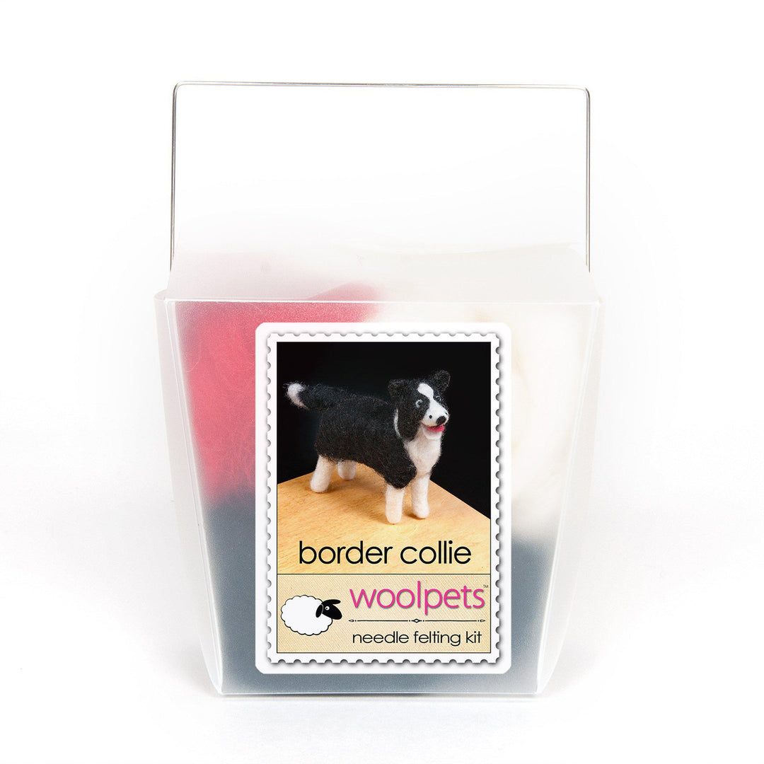 Border Collie Needle Felting Kit - Intermediate-Needle Felting-WoolPets-Acorns &amp; Twigs