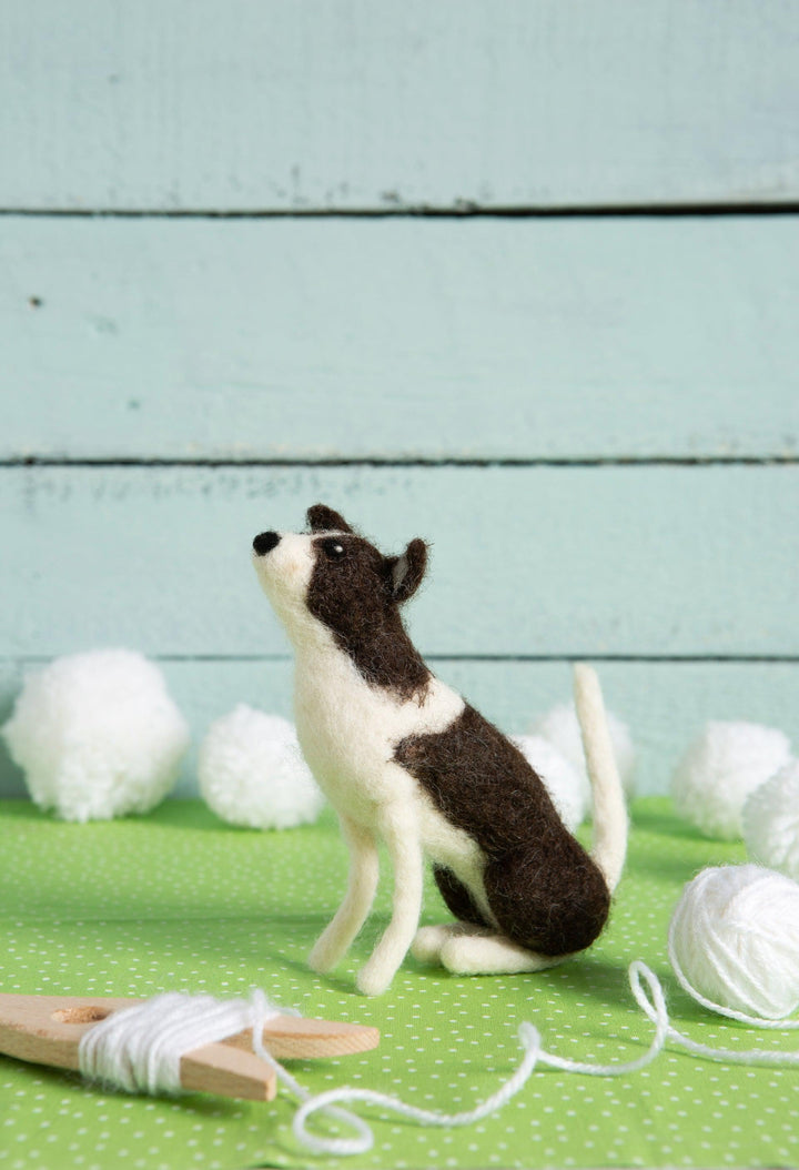 Border Collie Needle Felting Kit-Needle Felting-Hawthorn Handmade-Acorns &amp; Twigs