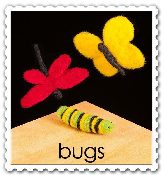 Bugs Needle Felting Kit - Starter Kit-Needle Felting-WoolPets-Acorns &amp; Twigs