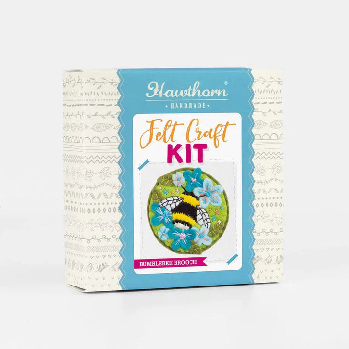 Bumble Bee Felt Craft Brooch Kit-Felt Craft-Hawthorn Handmade-Acorns &amp; Twigs