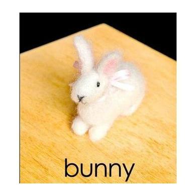 Bunny Needle Felting Kit - EASY-Needle Felting-WoolPets-Acorns & Twigs