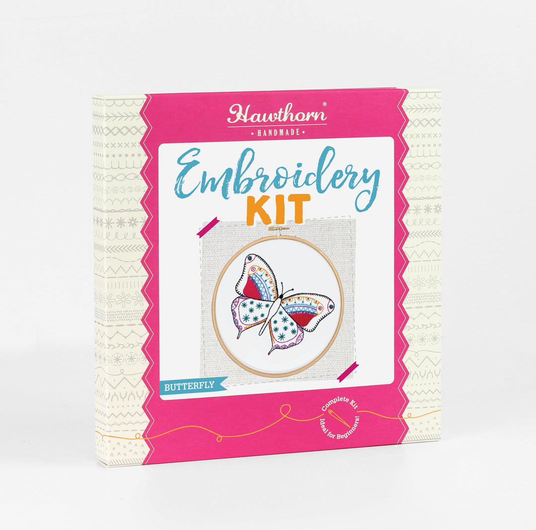 Butterfly Embroidery Kit-Embroidery-Hawthorn Handmade-Acorns &amp; Twigs