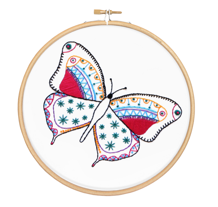 Butterfly Embroidery Kit-Embroidery-Hawthorn Handmade-Acorns &amp; Twigs