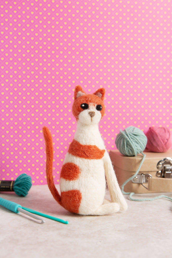 Cat Needle Felting Kit-Needle Felting-Hawthorn Handmade-Acorns &amp; Twigs