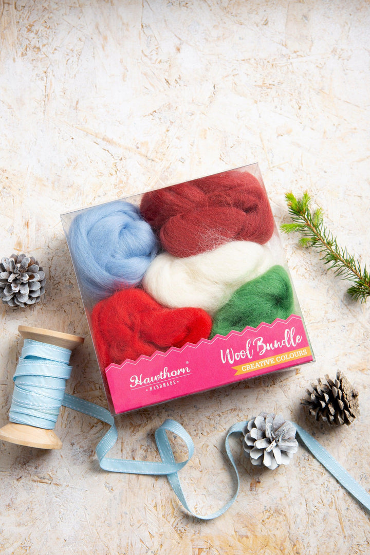 Christmas Wool Creativity Bundle-Pre-Packaged Wool Sets-Hawthorn Handmade-Acorns &amp; Twigs