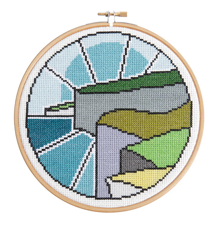 Cliff Top Walk Cross Stitch Kit-Cross Stitch-Hawthorn Handmade-Acorns &amp; Twigs