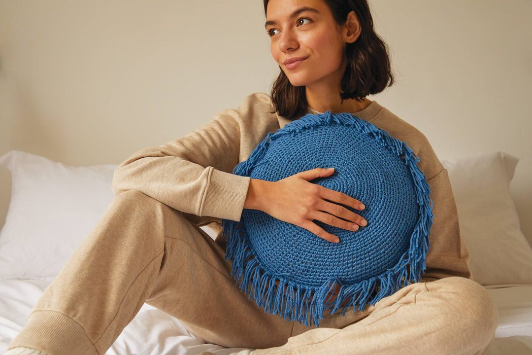 Crochet Cushion Kit-Crochet-DMC-Acorns &amp; Twigs