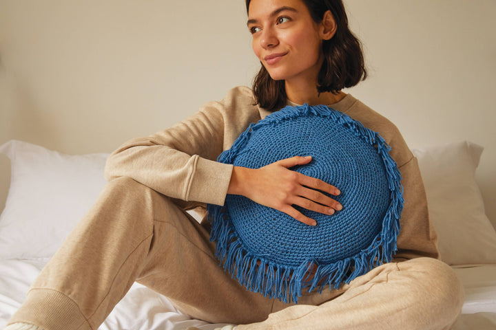 Crochet Cushion Kit-Crochet-DMC-Acorns &amp; Twigs