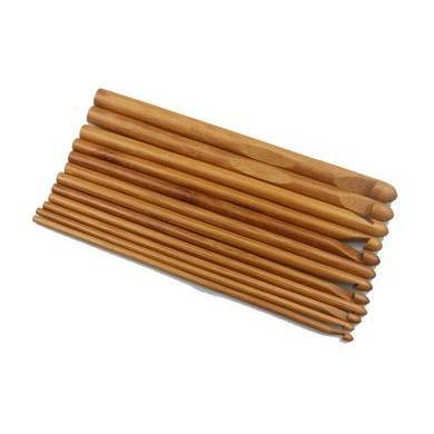 Set of 12 Carbonized Bamboo Crochet Hooks and a couple of