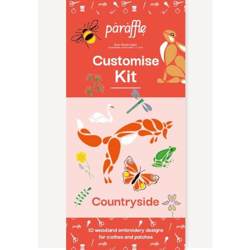 Customize Kit - Countryside-Embroidery-Paraffle-Acorns &amp; Twigs