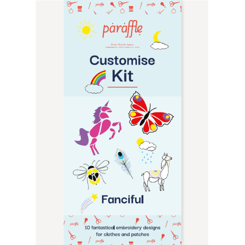 Customize Kit - Fanciful-Embroidery-Paraffle-Acorns &amp; Twigs