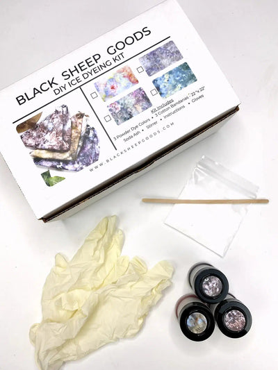 DIY Ice Dyeing Kit - Bandanas-Dye-Black Sheep Goods-Acorns & Twigs