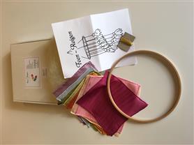Dancing Fairy Mobile Kit, Plant-Dyed Silks - 12 Colors-Kit-Filges-Acorns &amp; Twigs