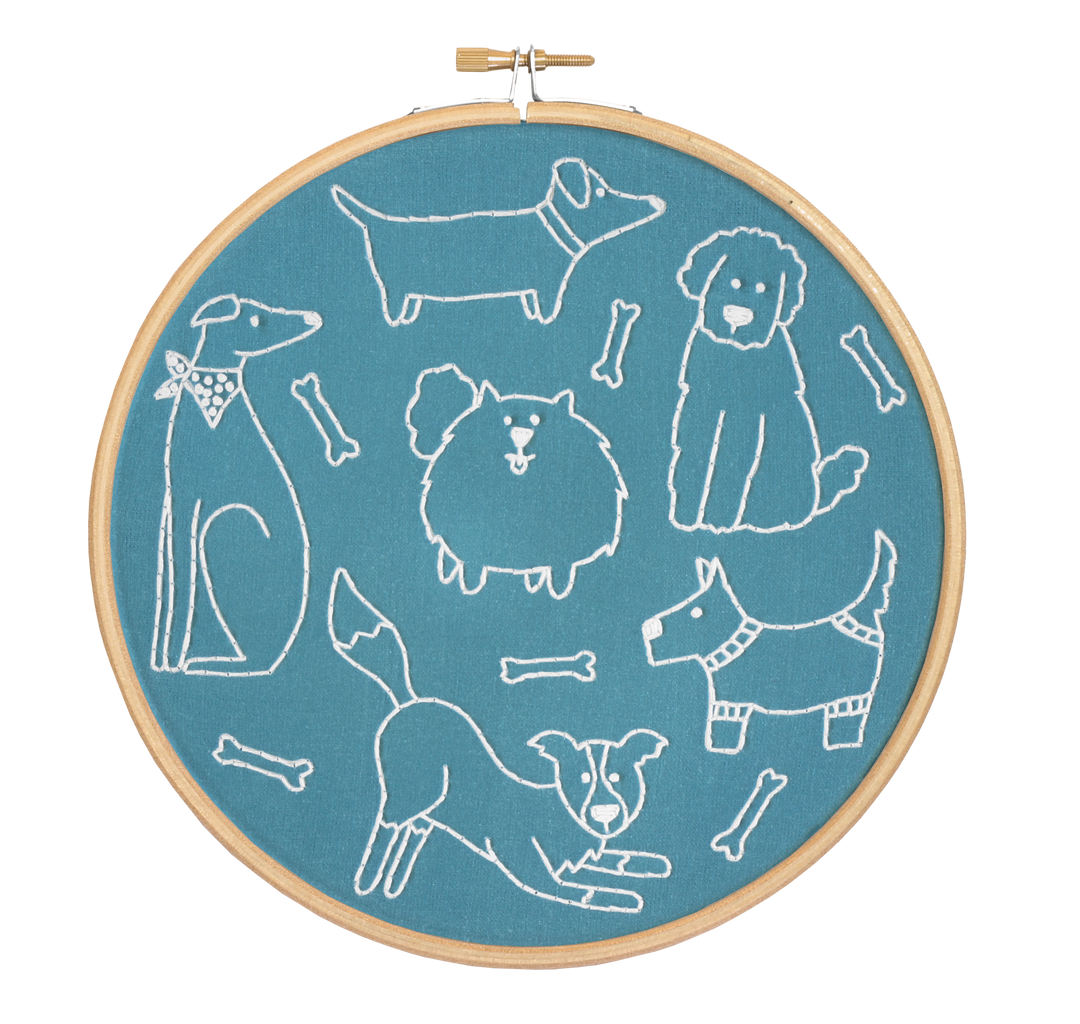 Dandy Dogs Embroidery Kit-Embroidery-Hawthorn Handmade-Acorns &amp; Twigs