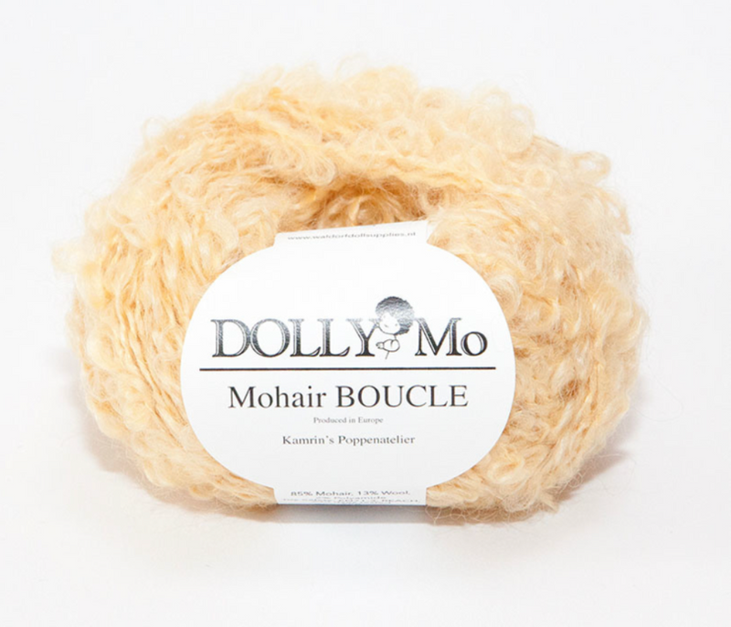 Doll Hair Mohair Bouclé Yarn // 50 G Soft Yarn Ball // Waldorf Doll Making  Supplies // Knitting Yarn Various Colors Brown Black Blond Red 