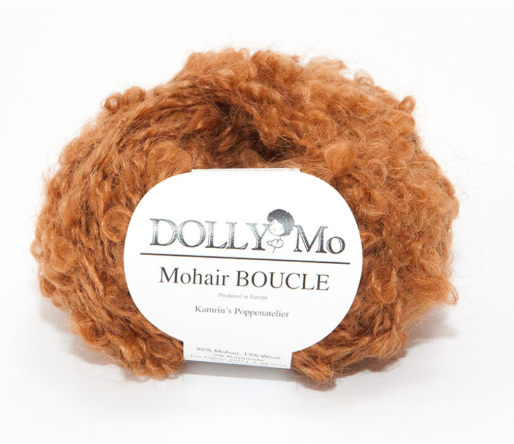 Doll Hair Mohair Bouclé Yarn // 50 G Soft Yarn Ball // Waldorf Doll Making  Supplies // Knitting Yarn Various Colors Brown Black Blond Red 