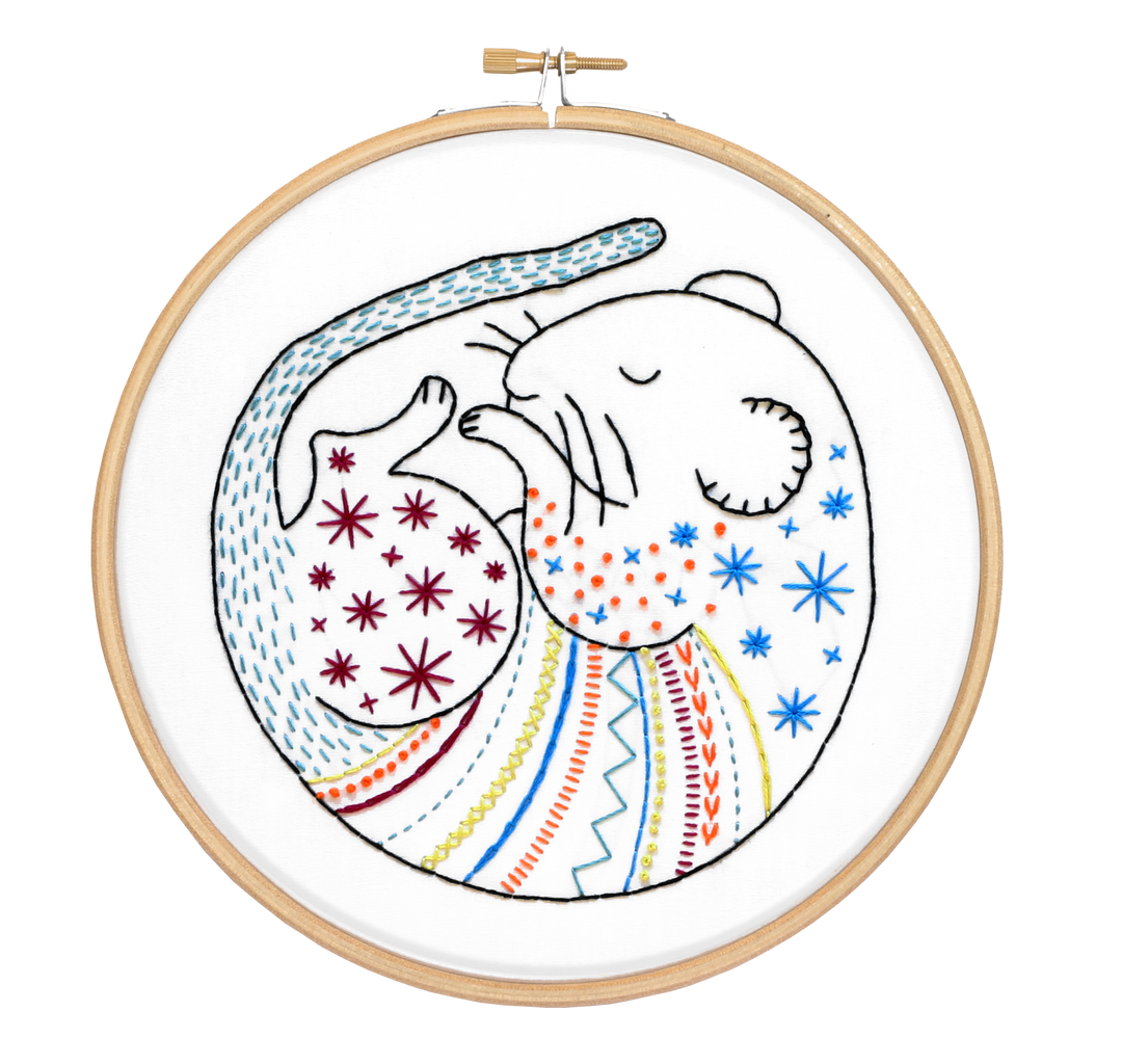 Dormouse Embroidery Kit-Embroidery-Hawthorn Handmade-Acorns &amp; Twigs