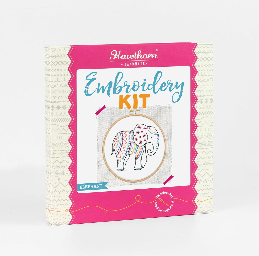 Elephant Embroidery Kit-Embroidery-Hawthorn Handmade-Acorns &amp; Twigs
