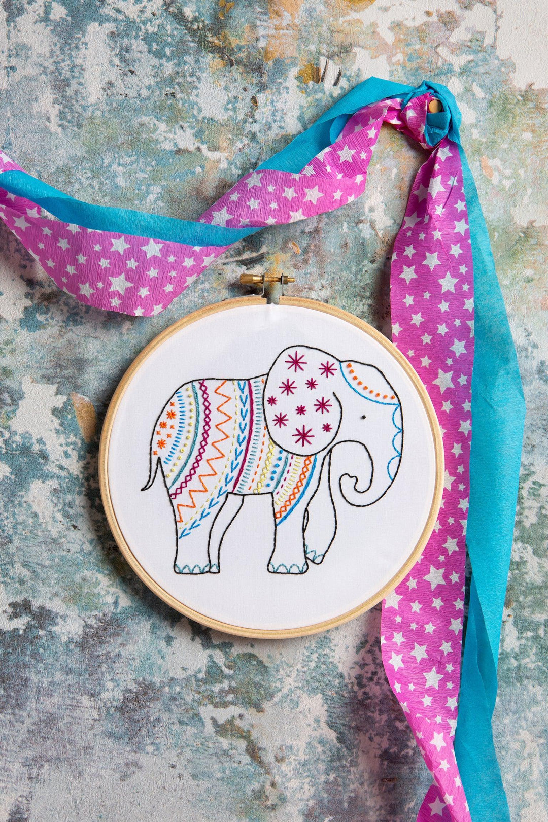 Elephant Embroidery Kit-Embroidery-Hawthorn Handmade-Acorns &amp; Twigs
