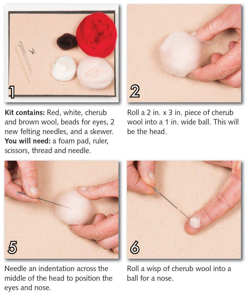 Elf Needle Felting Kit - Intermediate-Needle Felting-WoolPets-Acorns & Twigs